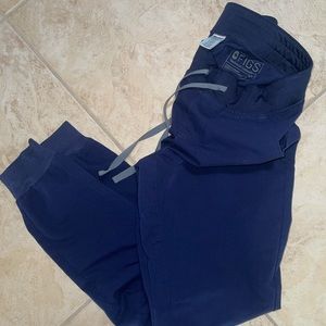 Figs scrubs navy bundle small tall top bottom joggers skinny